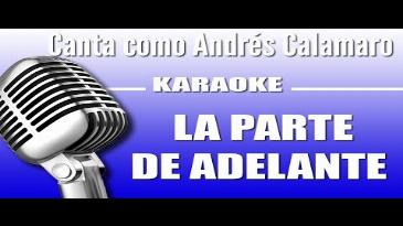 Karaoke  La Parte de Adelante Andres Calamaro