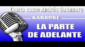 Karaoke  La Parte de Adelante - Andres Calamaro