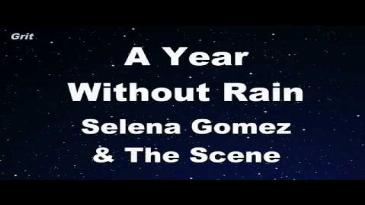 Karaoke A year without rain Selena Gómez