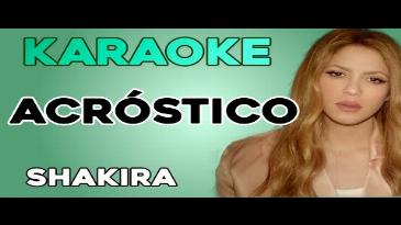 Karaoke Acróstico Shakira