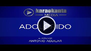 Karaoke Adolorido - Antonio Aguilar