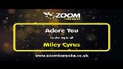 Karaoke Adore you  - Miley Cyrus