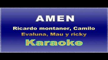 Karaoke Amén Mau y Ricky