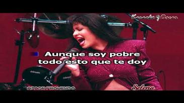 Karaoke Amor prohibido Selena