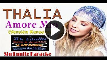 Karaoke Amore mío - Thalia