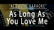 Karaoke As long as you love me - Backstreet Boys