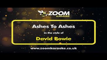 Karaoke Ashes to Ashes David Bowie