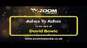 Karaoke Ashes to Ashes - David Bowie