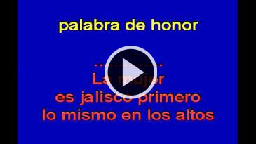 Karaoke Ay Jalisco no te rajes - Jorge Negrete