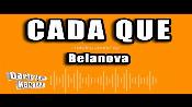 Karaoke Cada Que - Belanova