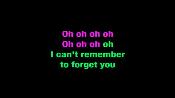 Karaoke Can't remember to forget you - Shakira