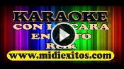 Karaoke Con la cara en alto - Reik