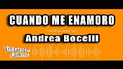 Karaoke Cuando Me Enamoro - Andrea Bocelli