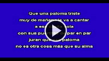 Karaoke Cucurrucucu Paloma - Pedro Infante