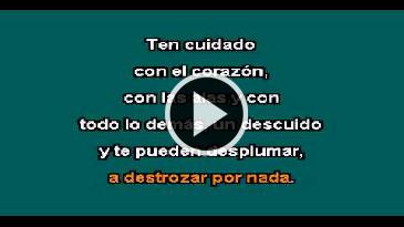 Karaoke Cuidado con el corazón - Alejandra Guzman
