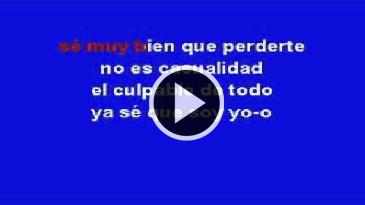 Karaoke El culpable - Espinoza Paz
