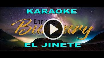 Karaoke El jinete Enrique Bunbury