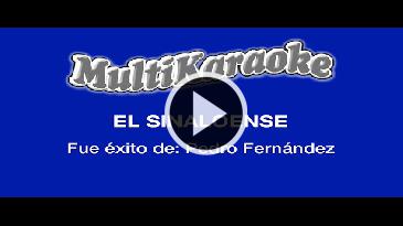 Karaoke El sinaloense Pedro Fernandez