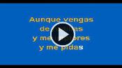 Karaoke El último adiós - Paulina Rubio