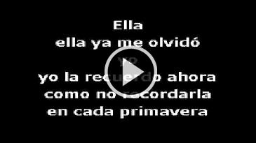 Karaoke Ella ya me olvido - Leonardo Favio
