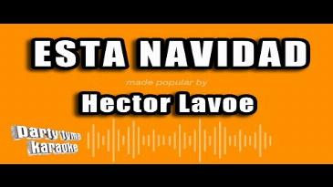 Karaoke Esta navidad Héctor Lavoe