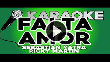 Karaoke Falta amor - Ricky Martin