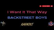 Karaoke I Want It That Way - Backstreet Boys