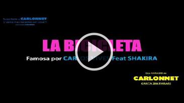 Karaoke La Bicicleta - Carlos Vives