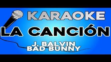 Karaoke La canción J Balvin