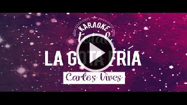 Karaoke La gota fría - Carlos Vives