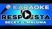 Karaoke La respuesta - Becky G