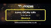 Karaoke Love of my life - Queen