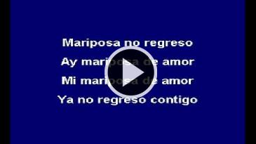 Karaoke Mariposa traicionera - Mana