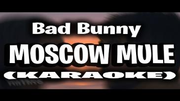 Karaoke Moscow mule Bad Bunny