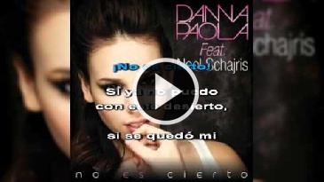 Karaoke No es cierto - Danna Paola