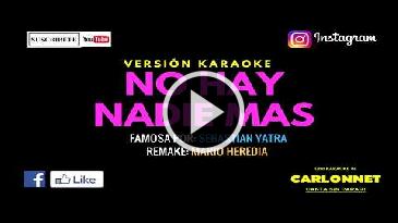 Karaoke No hay nadie más - Sebastian Yatra