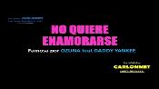 Karaoke No quiere enamorarse - Ozuna