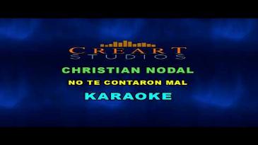 Karaoke No te contaron mal Christian Nodal