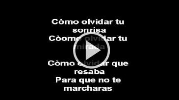 Karaoke Nunca te olvidaré Enrique Iglesias