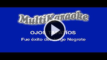 Karaoke Ojos tapatíos - Jorge Negrete