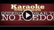 Karaoke Quiero llorar y no puedo - Jovanny Cadena