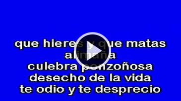 Karaoke Rata de dos patas - Paquita La Del Barrio
