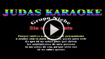 Karaoke Sin sentimiento Grupo Niche