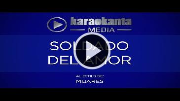 Karaoke Soldado del amor - Manuel Mijares