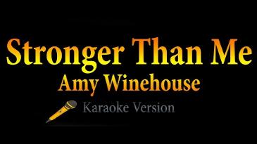 Karaoke Stronger Than Me Amy Winehouse