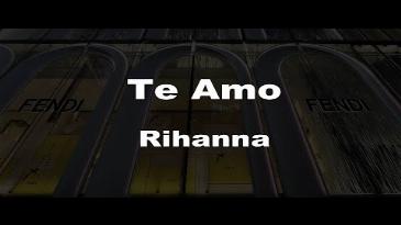 Karaoke Te amo Rihanna