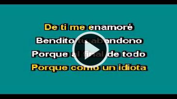 Karaoke Vas a llorar por mi - Banda El Recodo