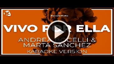 Karaoke Vivo por ella - Andrea Bocelli
