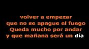 Karaoke Volver a empezar - Alejandro Lerner