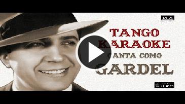 Karaoke Volvió una noche Carlos Gardel